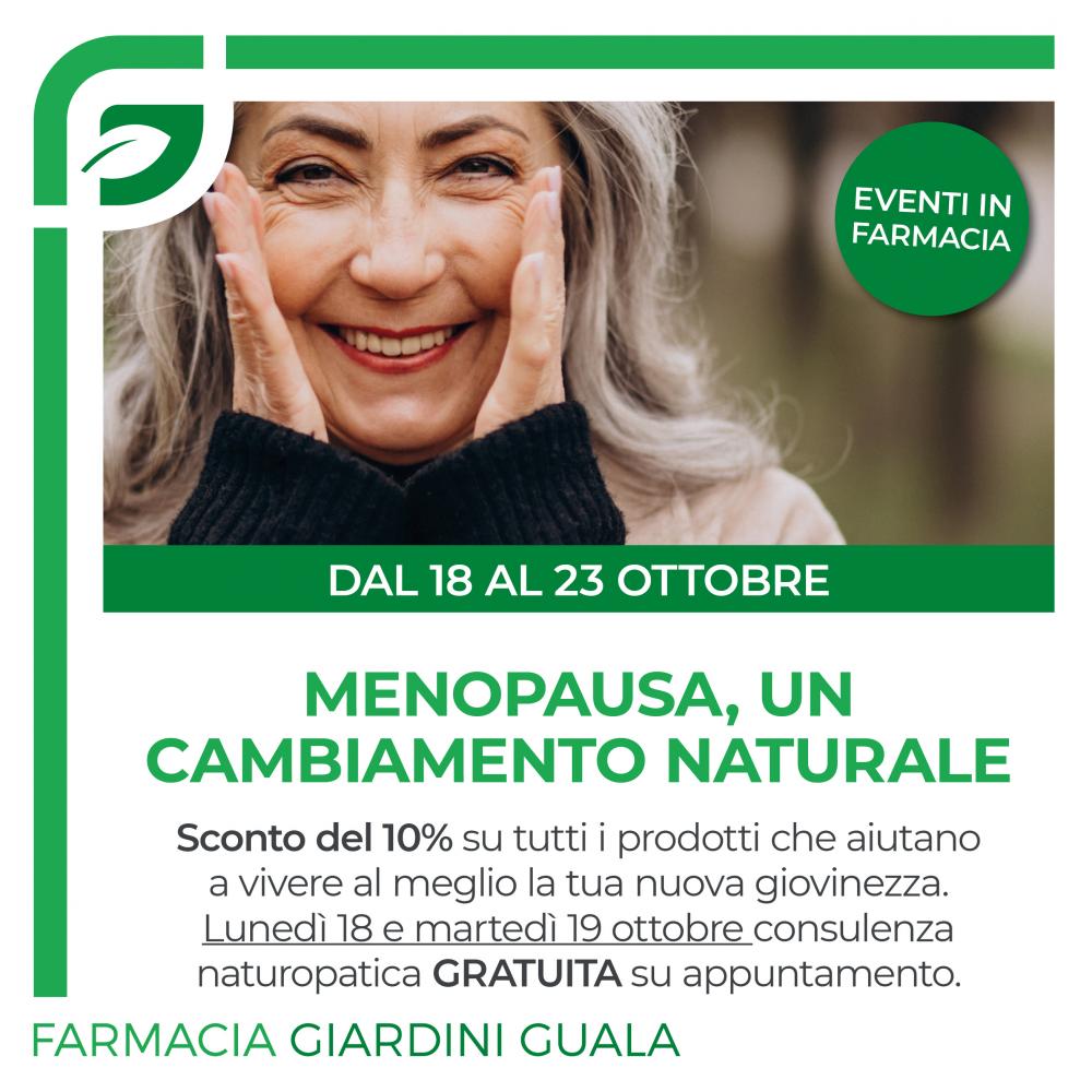 MENOPAUSA, UN CAMBIAMENTO NATURALE