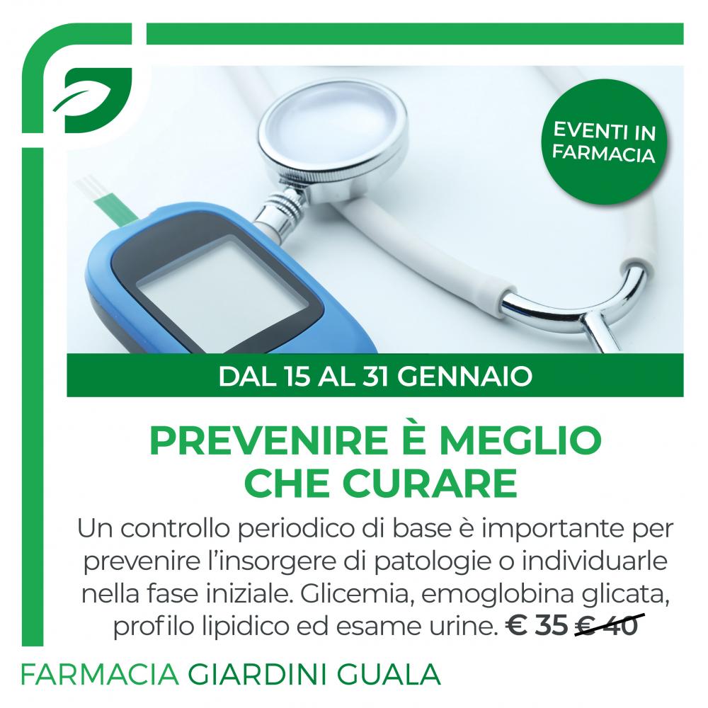 Prevenire è meglio che curare