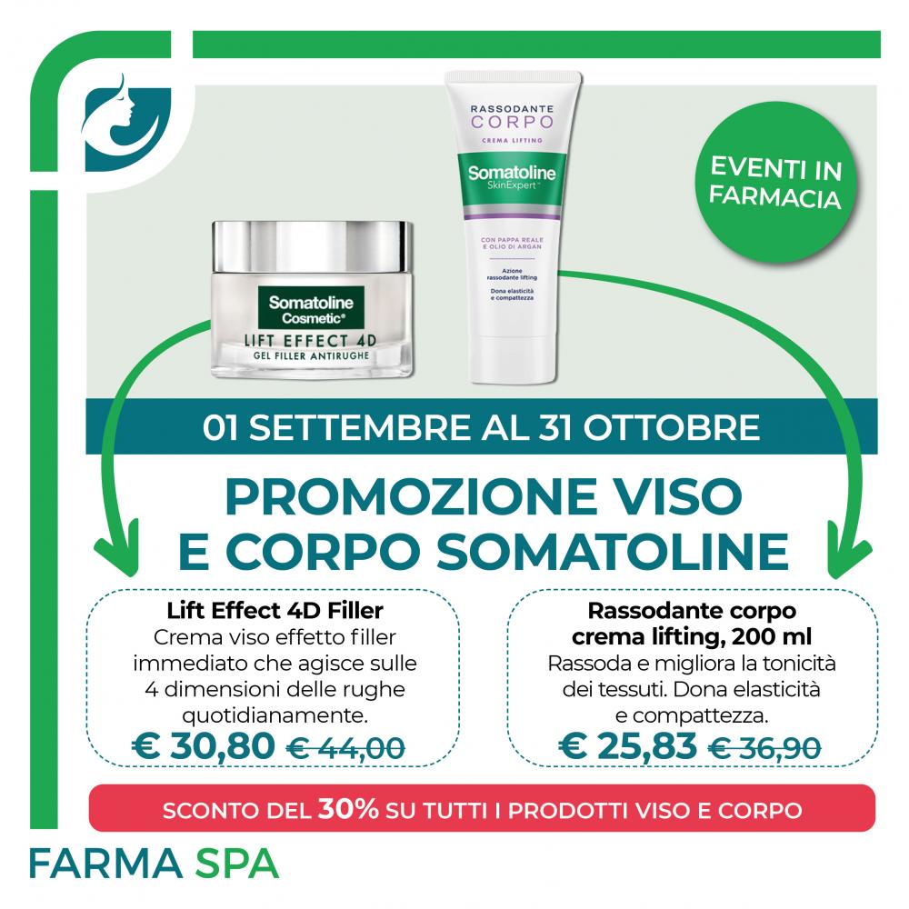 PROMOZIONE VISO E CORPO SOMATOLINE 