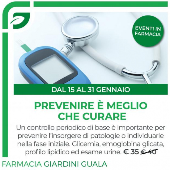 Prevenire è meglio che curare